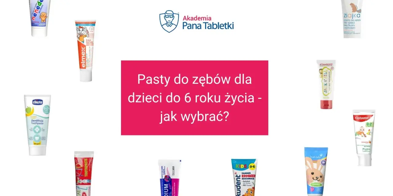 Różne pasty do zębów dla dzieci do 6 roku życia, od Elmex po Ziajkę. Jaka pasta do zębów będzie najlepsza?