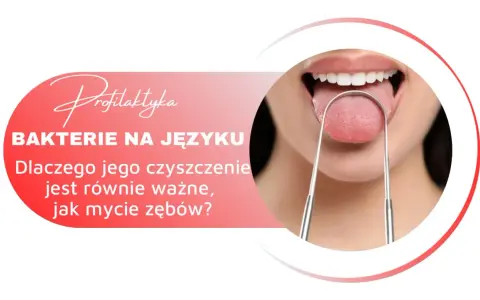 Czyszczenie języka usuwa bakterie, dbając o higienę jamy ustnej równie skutecznie jak mycie zębów.